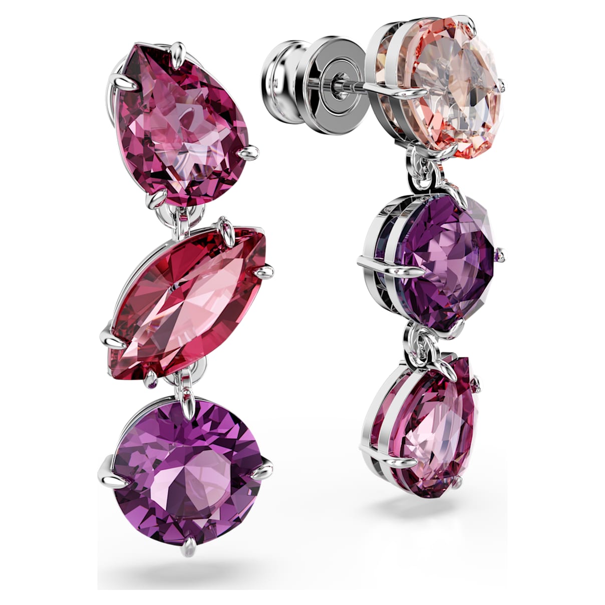 Aretes color rosado