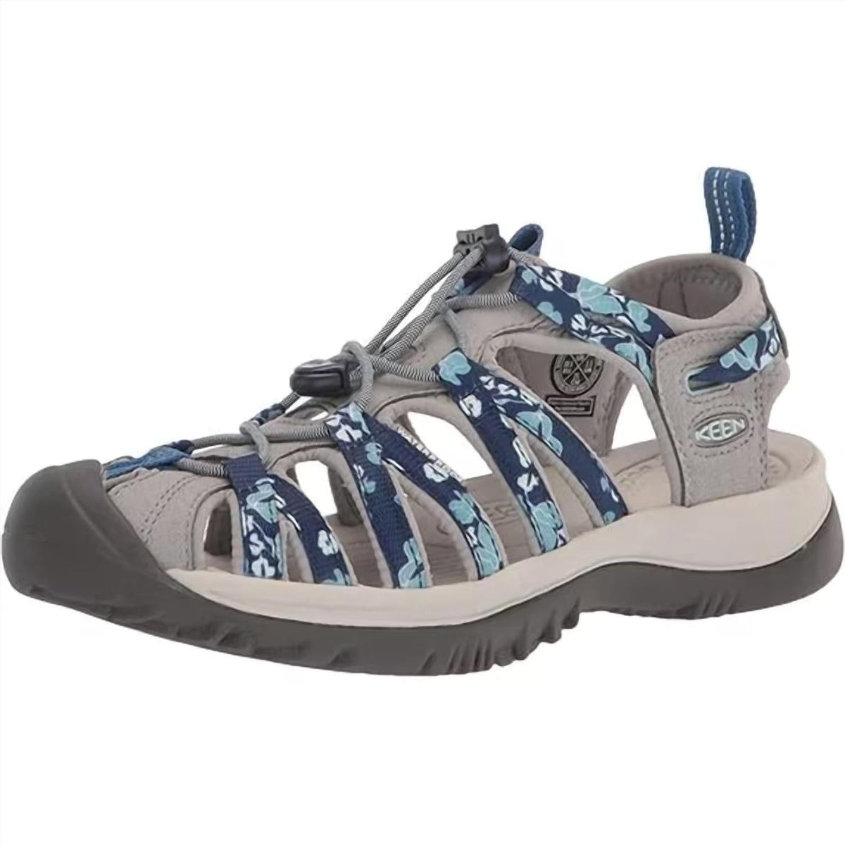 Sandalias de mujer con estampado floral