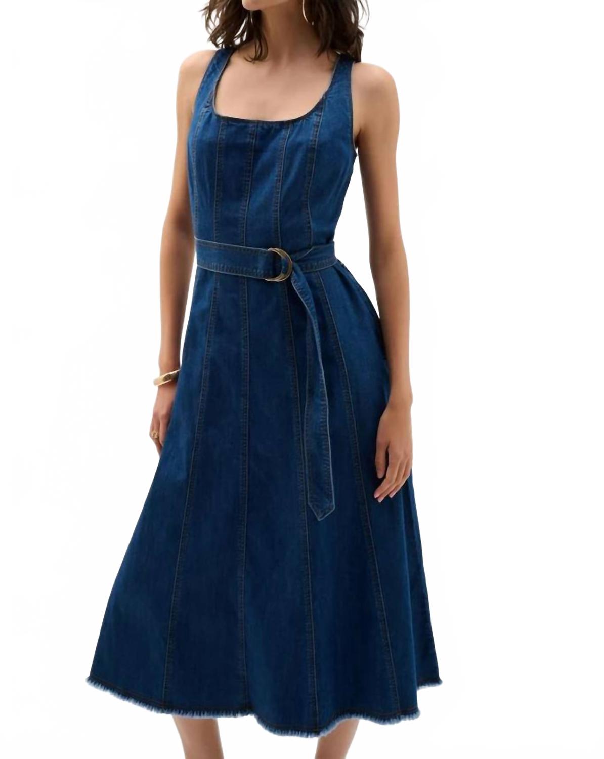 Vestido de mezclilla midi