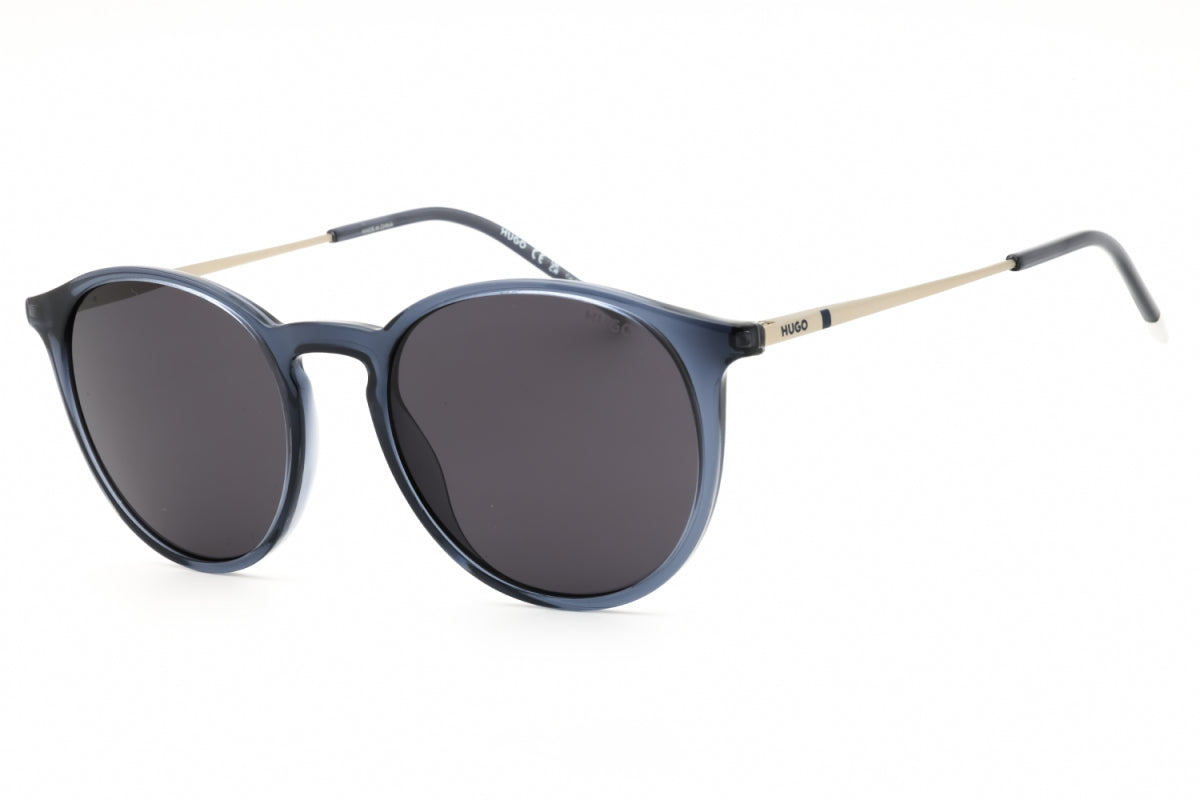 Gafas color azul y gris y plateado