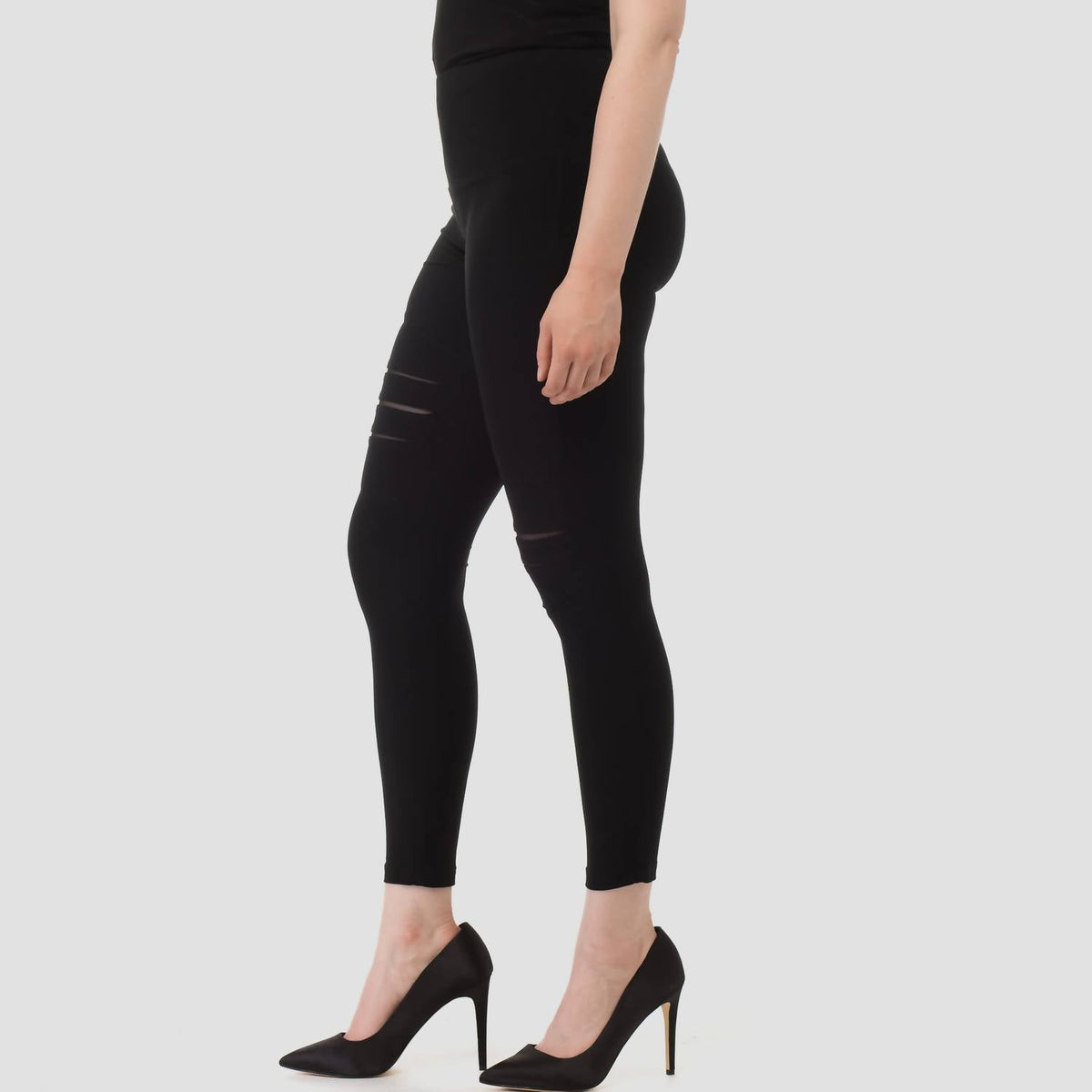 Leggings color negro