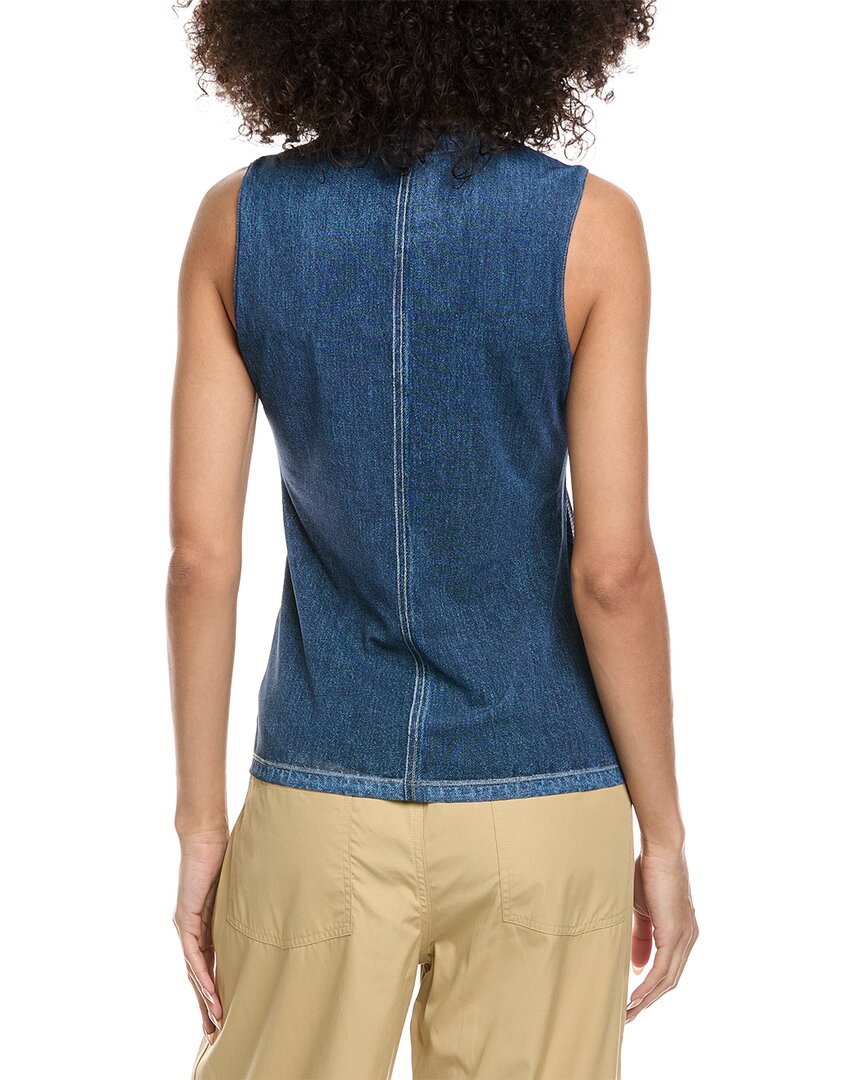 Camiseta sin mangas con cuello alto