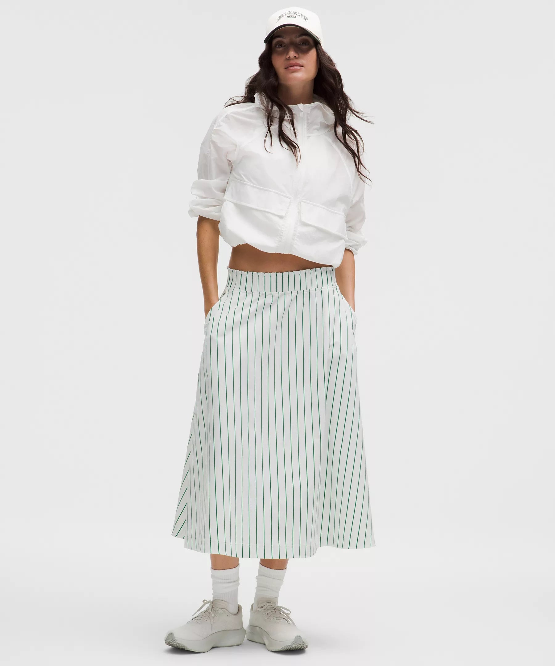 Falda midi con boleros