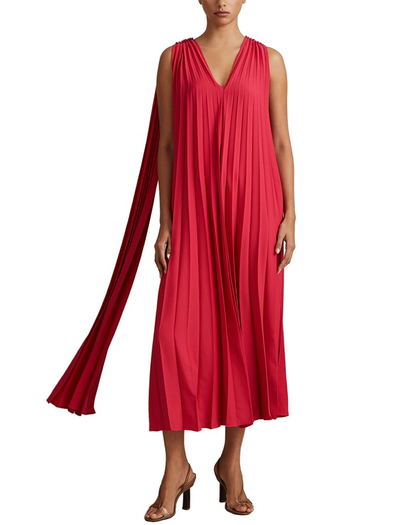 Vestido con pliegues