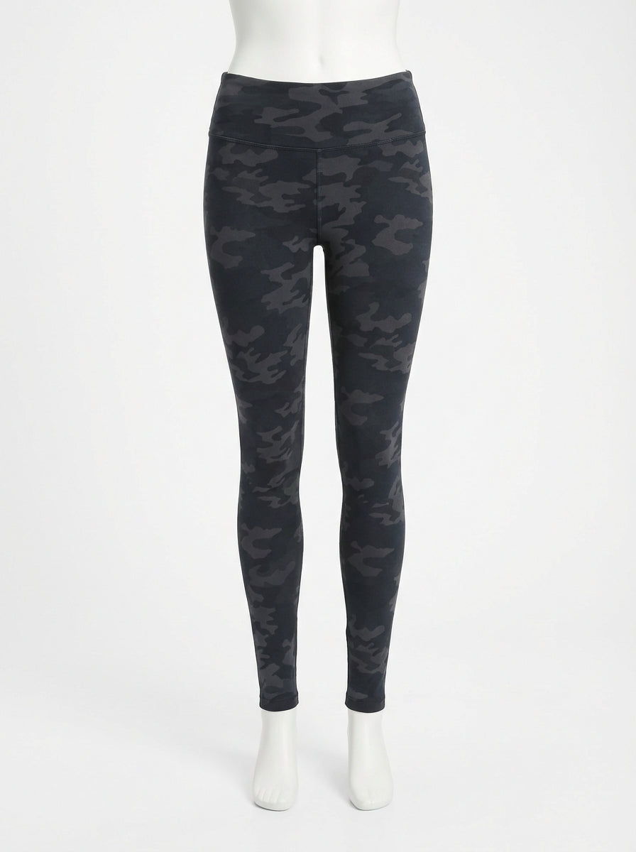 Leggings de efecto cuero color negro