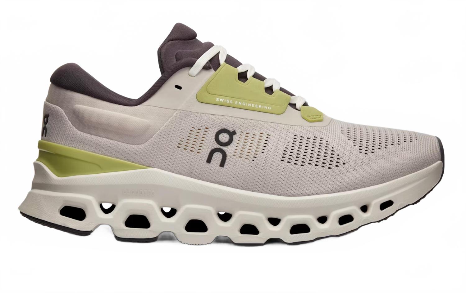 Tenis para correr de mujer color marfil