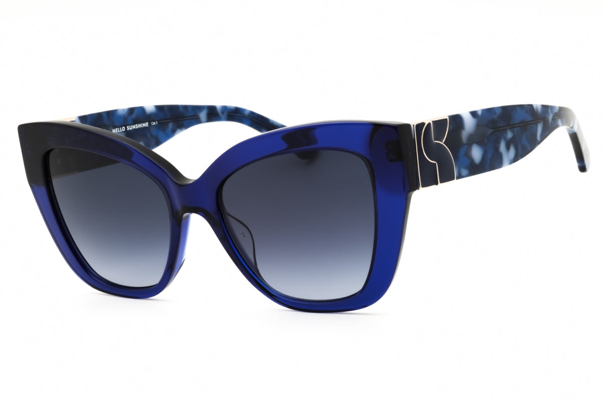 Gafas color gris oscuro y azul