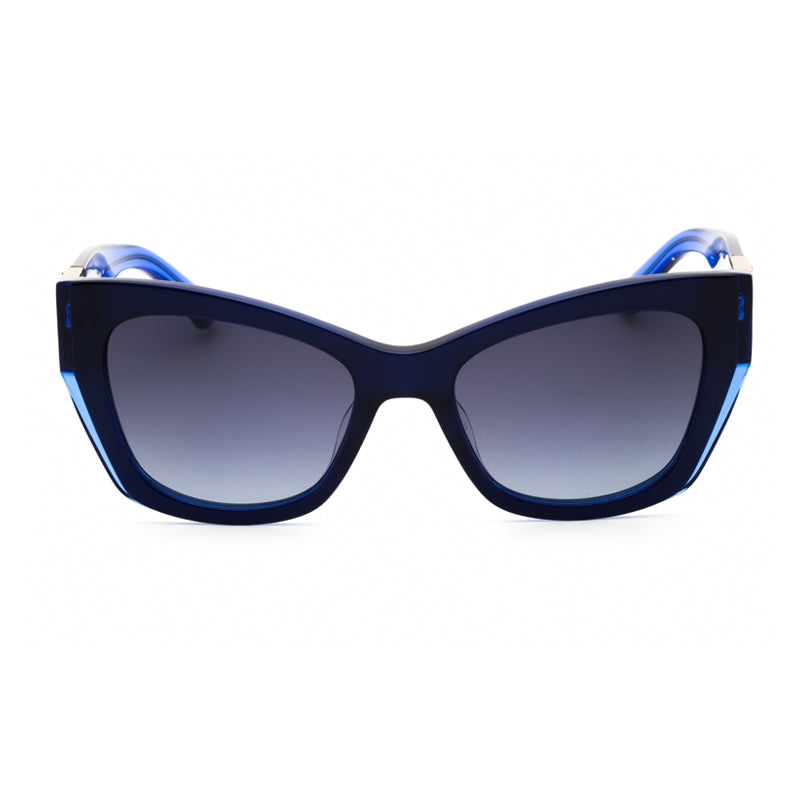 Gafas color gris oscuro y azul