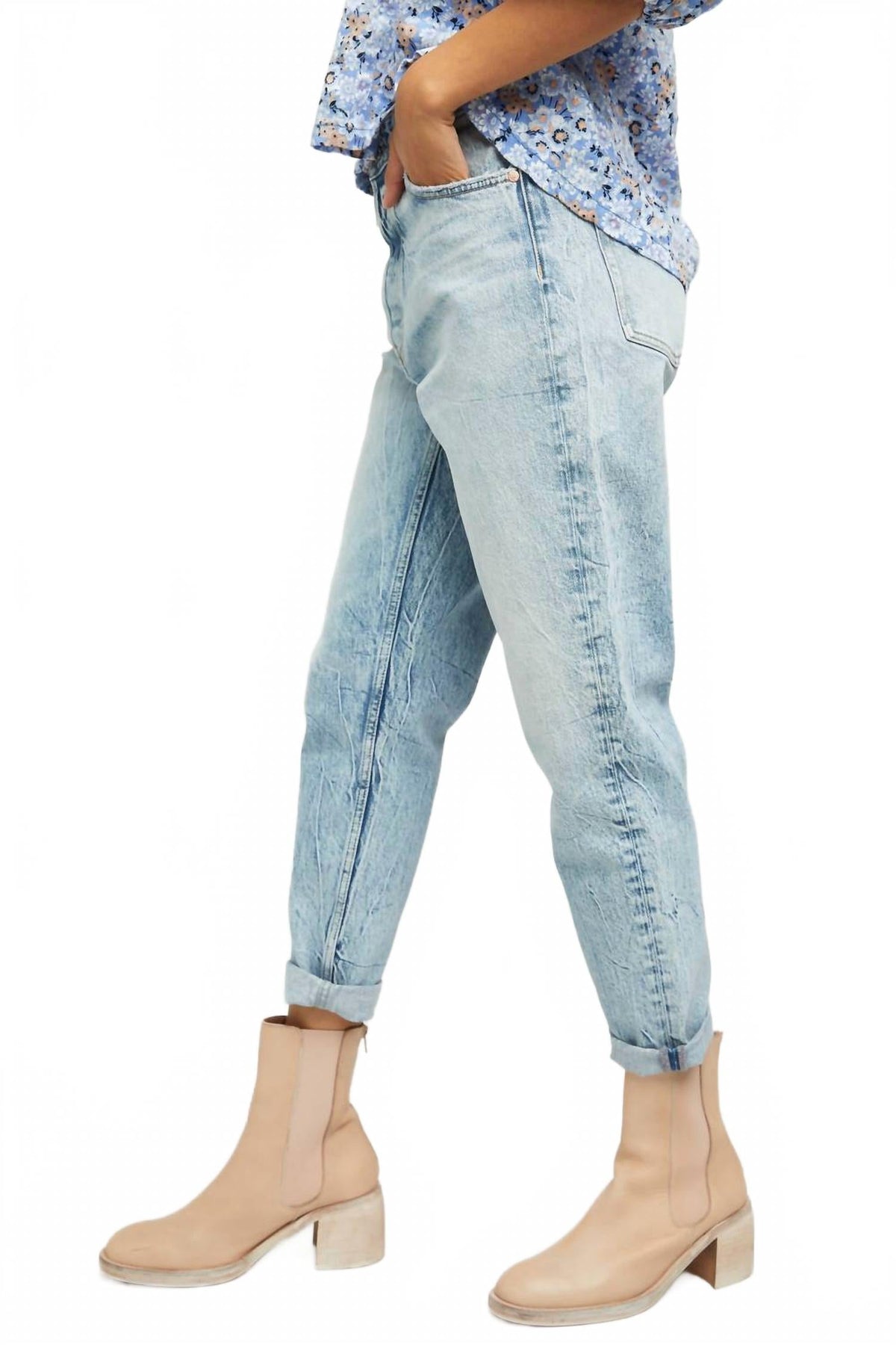 Jean color azul