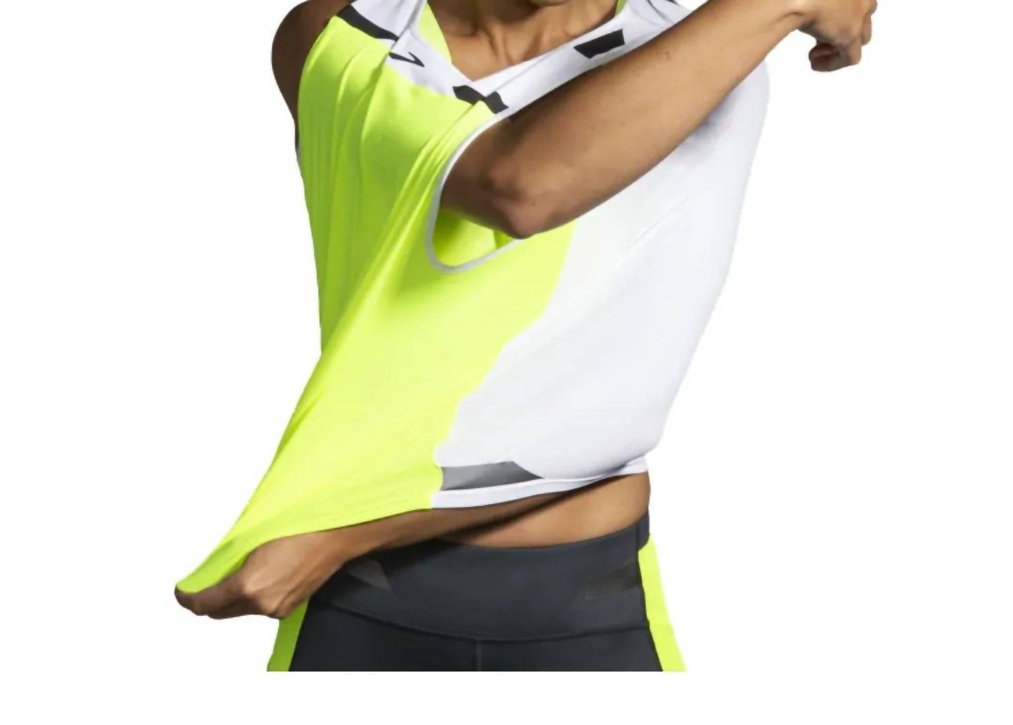 Camiseta sin mangas de mujer color blanco
