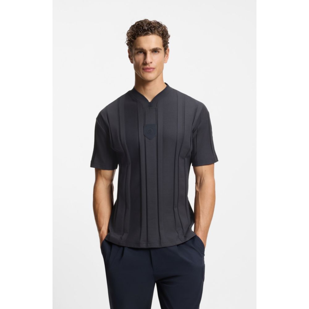 Camiseta de algodón a rayas
