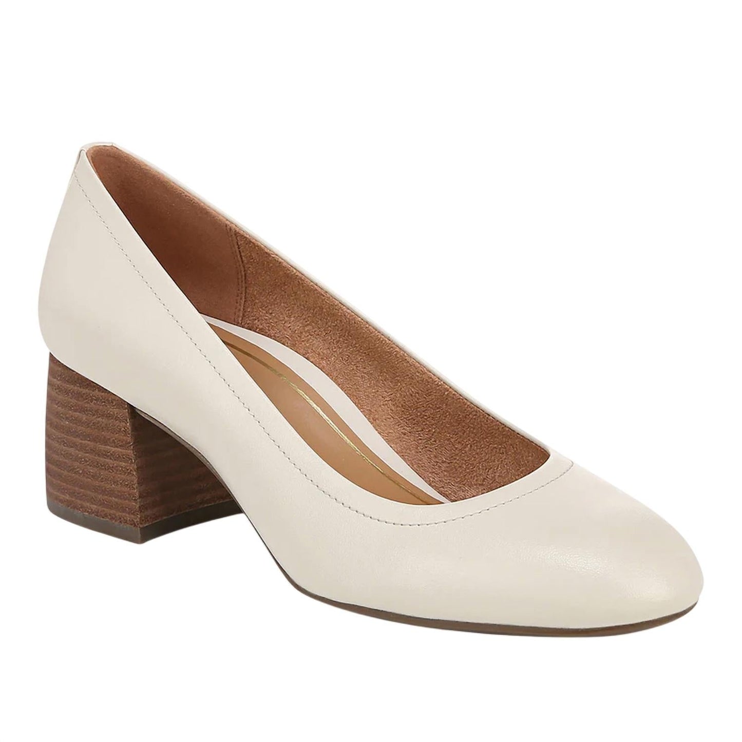 Tacones de mujer color crema