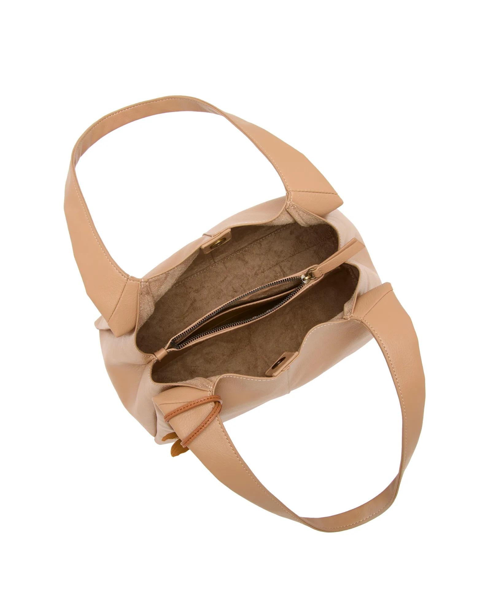 Bolso tote de efecto cuero