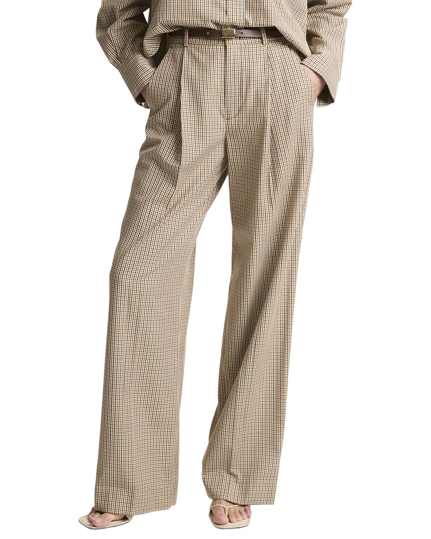 Pantalón de pierna ancha de tiro medio