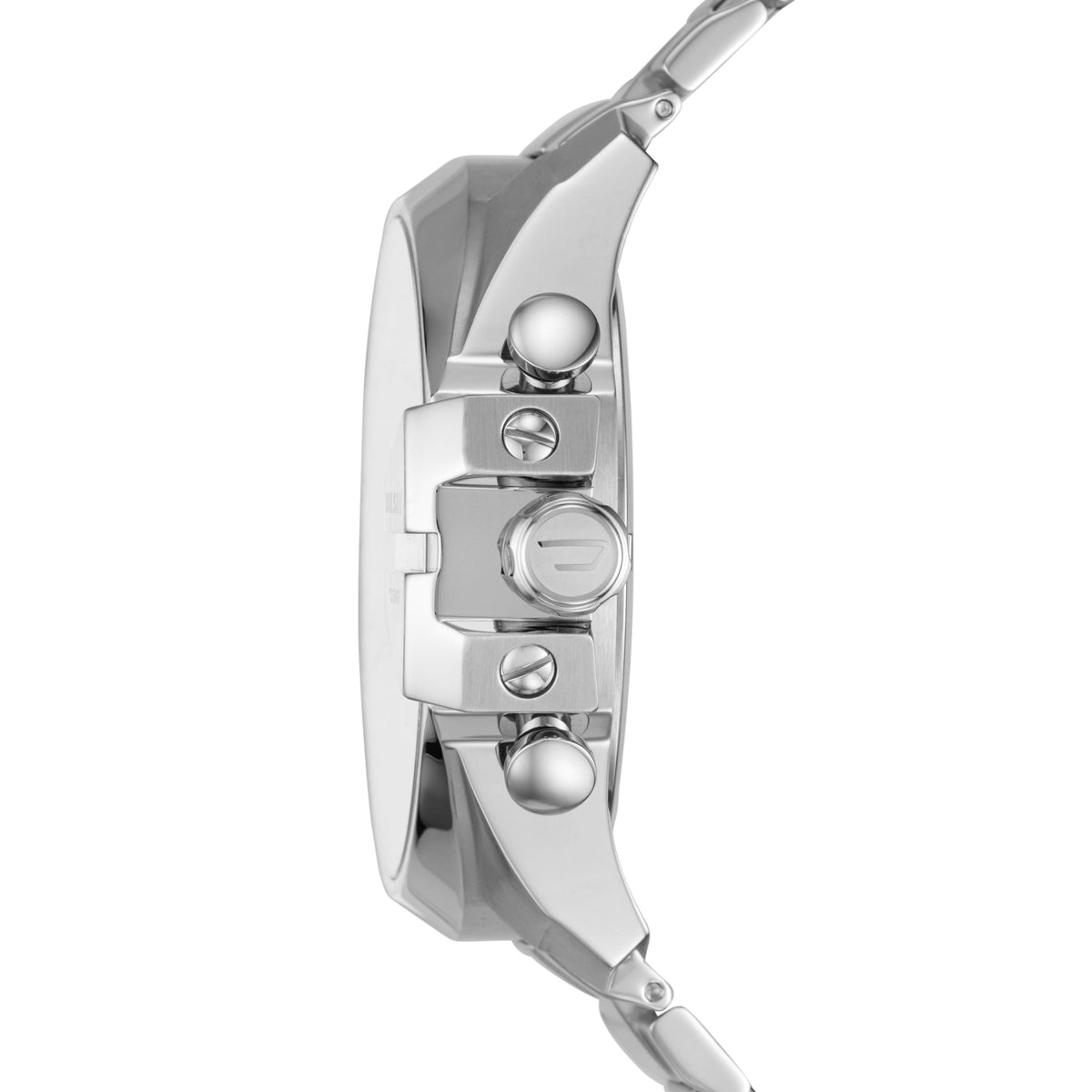 Reloj de hombre de acero inoxidable color plateado