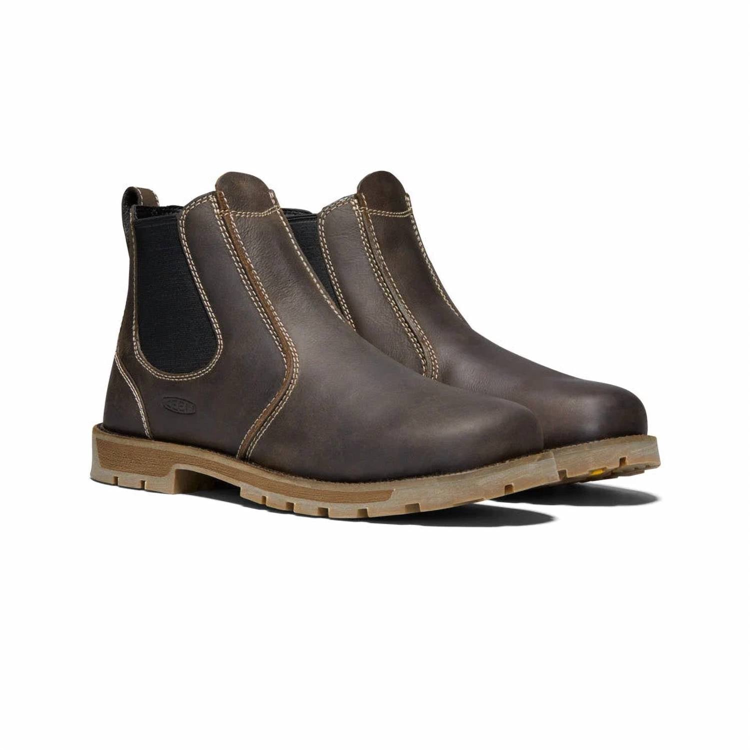 Botas de hombre color negro y café