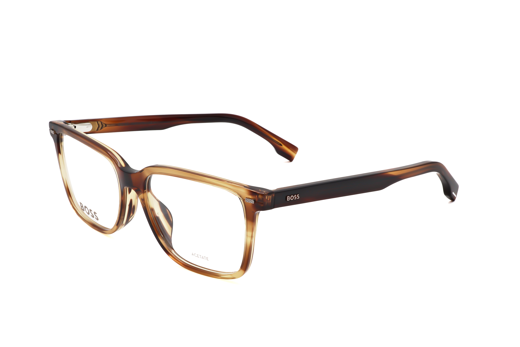 Montura para gafas de hombre 55 mm color café