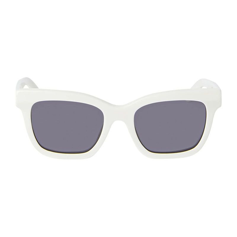 Gafas color gris oscuro y blanco