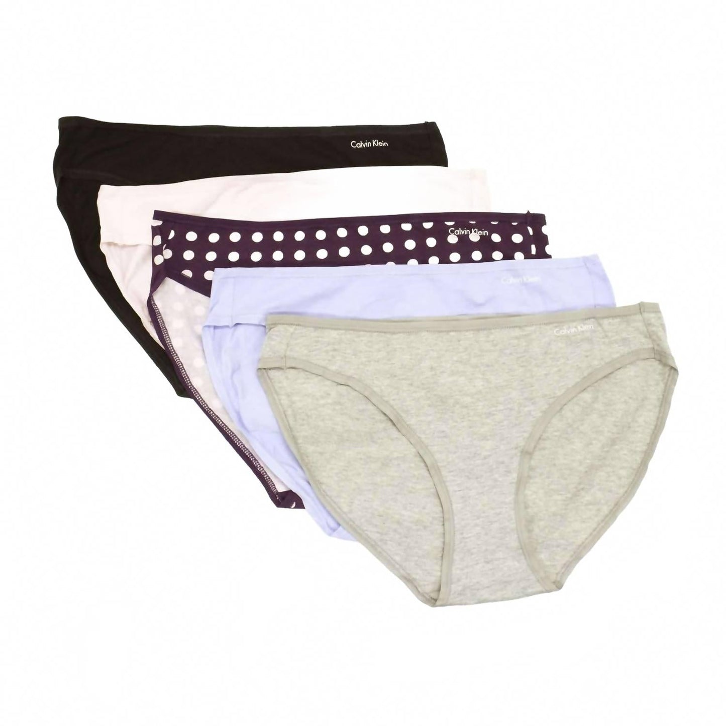 Bikini de mujer (5 unidades) de algodón color gris