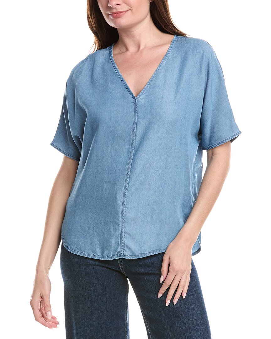 Top con cuello en V