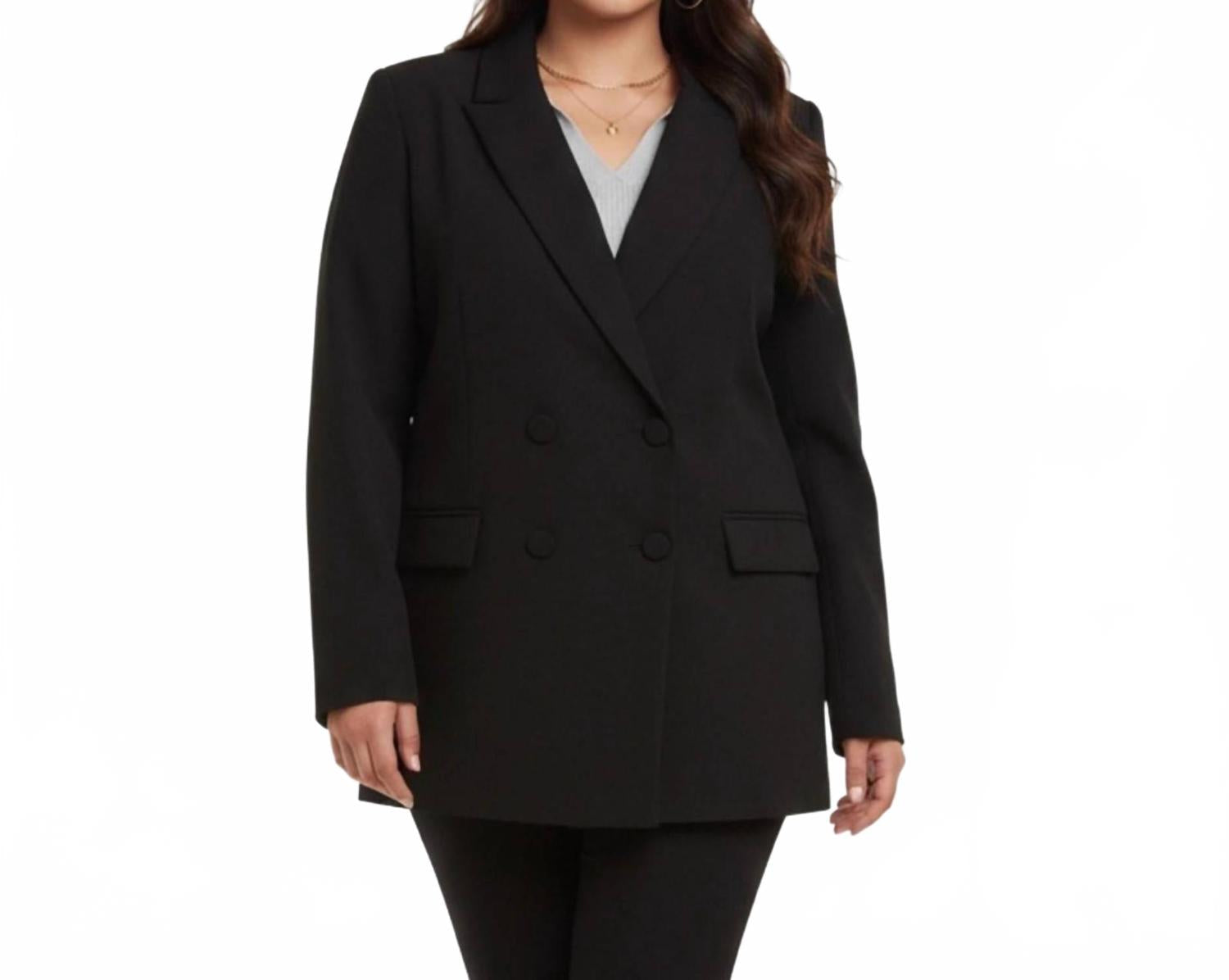 Blazer color negro