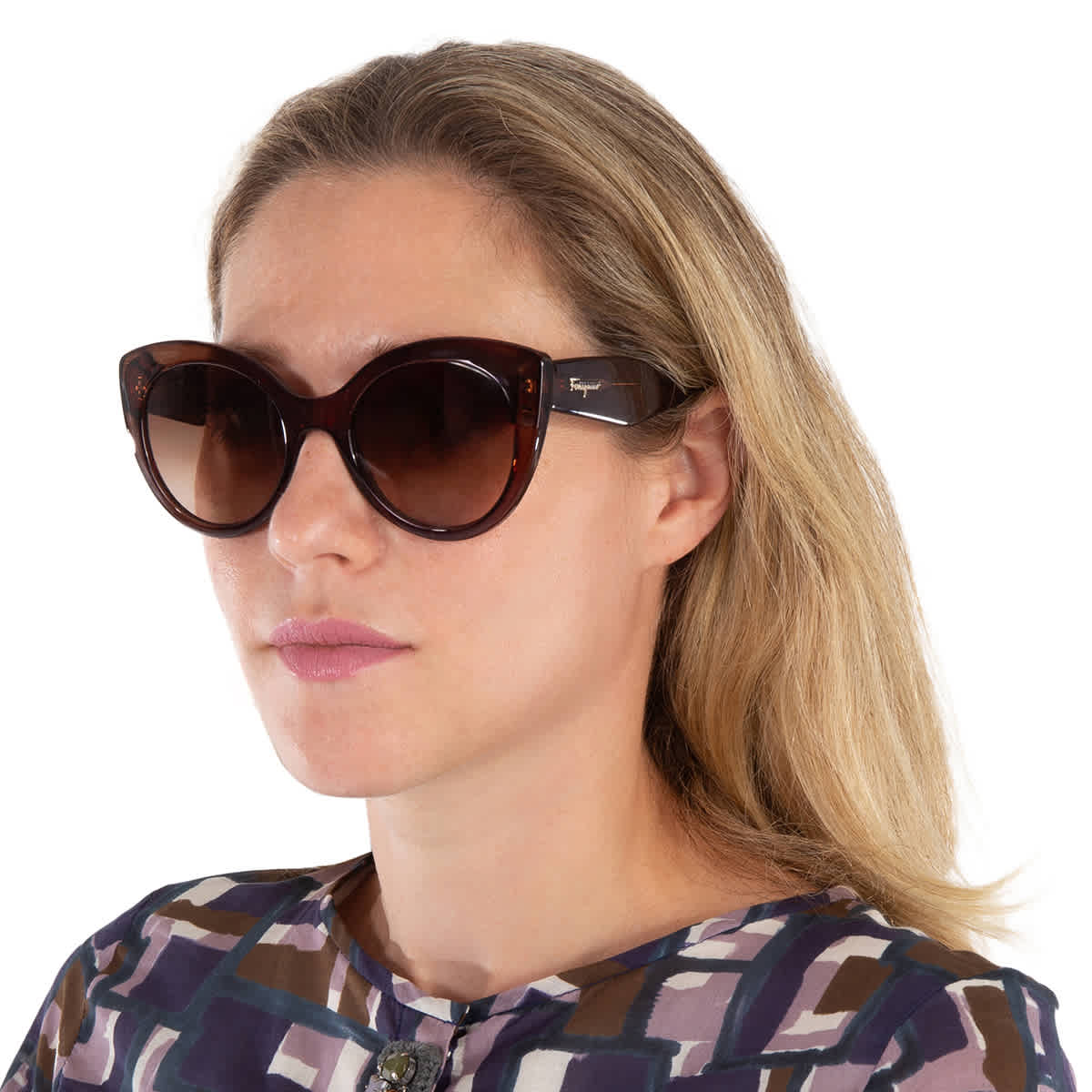 Gafas de sol de mujer color café
