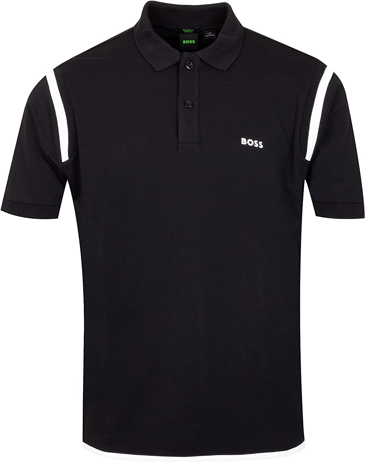 Polo de hombre de manga corta color negro
