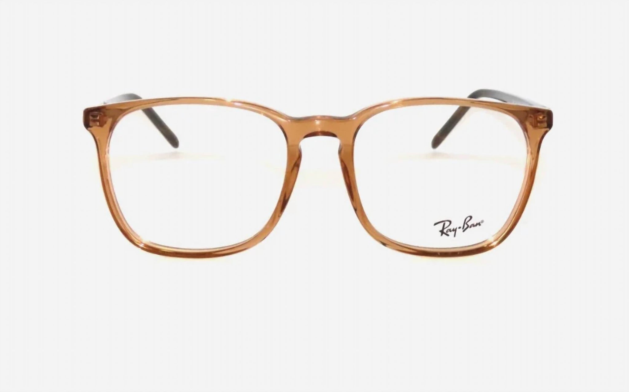 Montura para gafas unisex de montura cuadrada color café