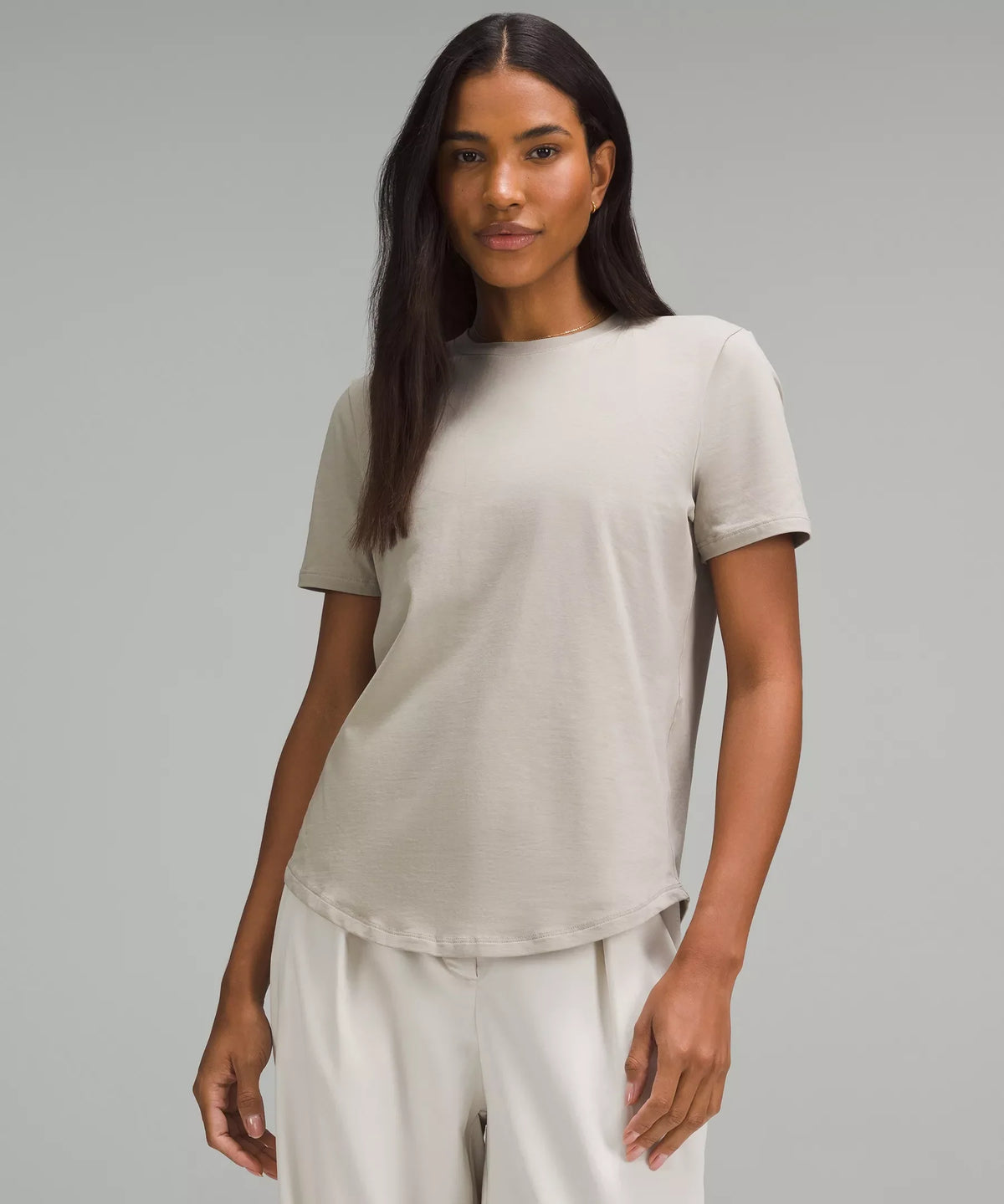 Camiseta con cuello redondo