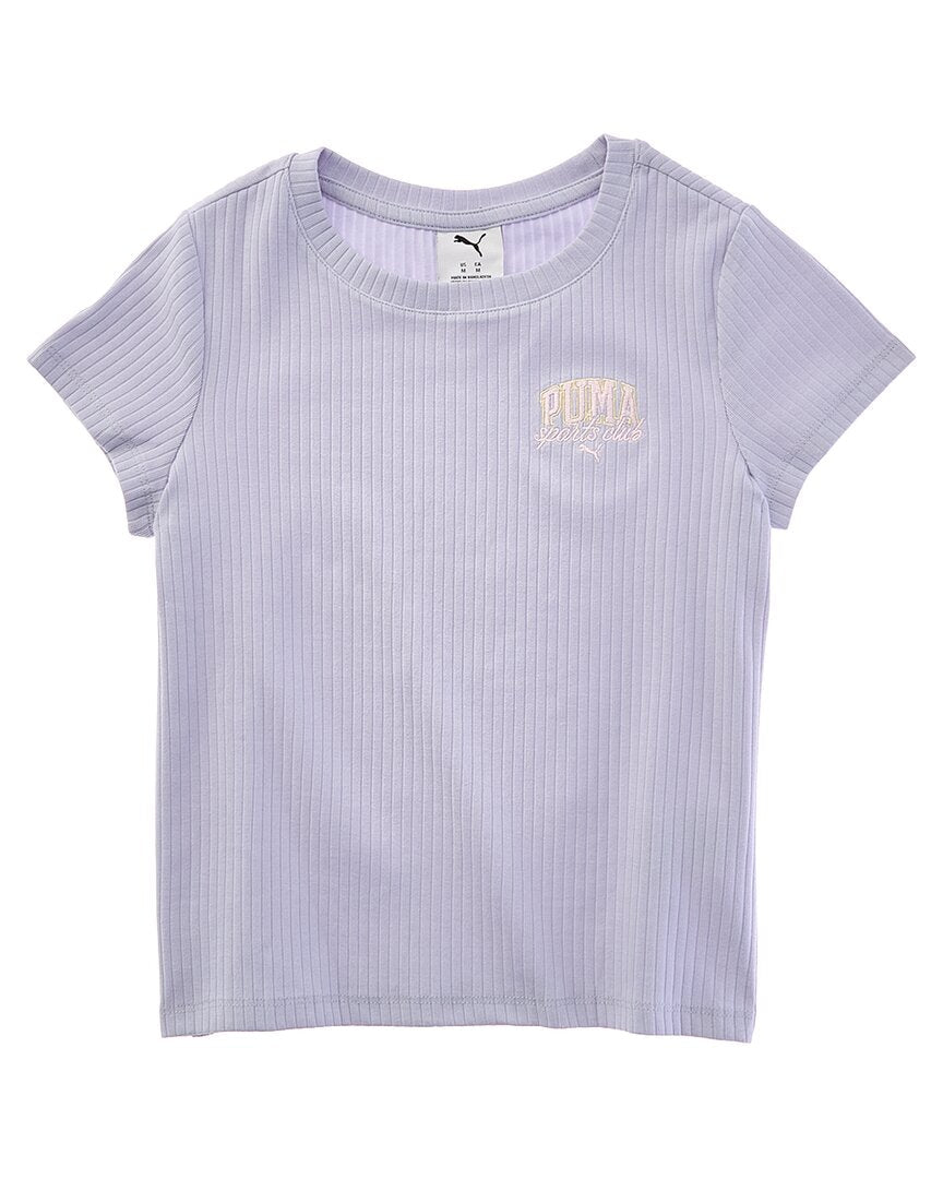 Camiseta con tejido acanalado