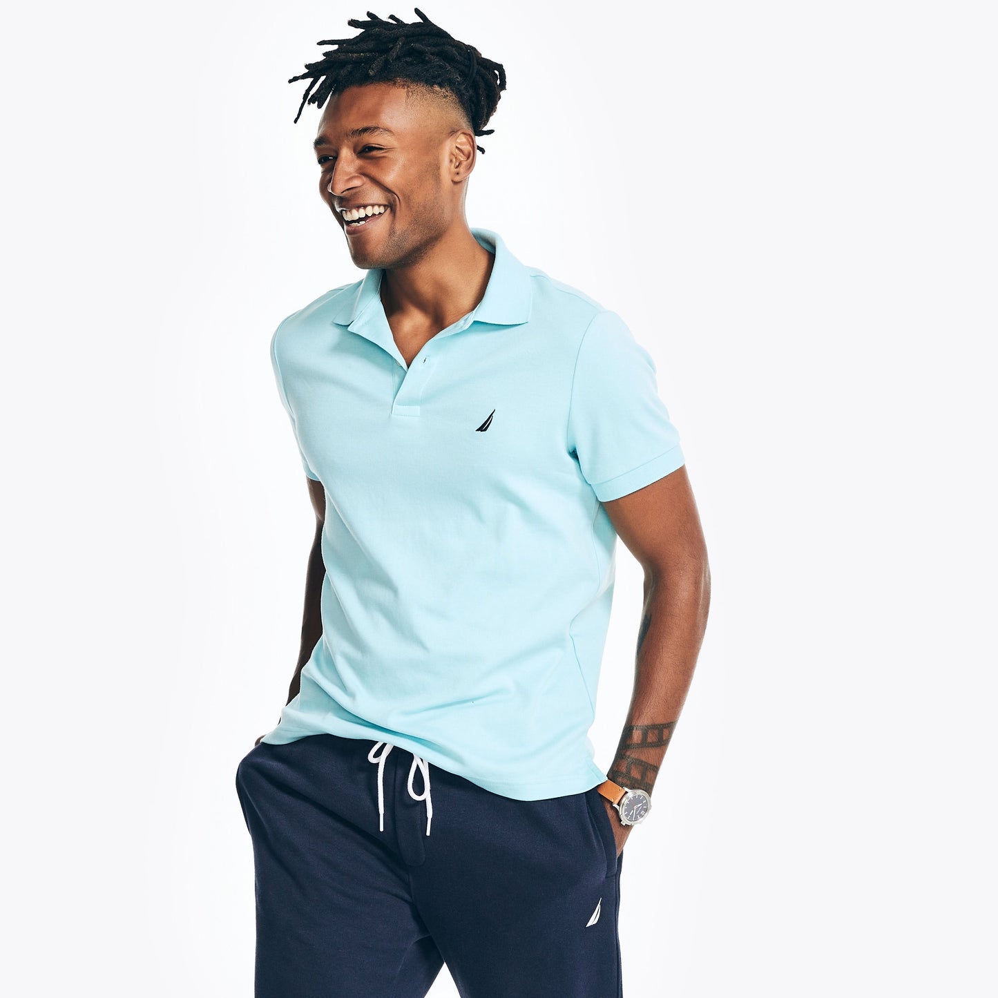 Polo de hombre de corte ajustado