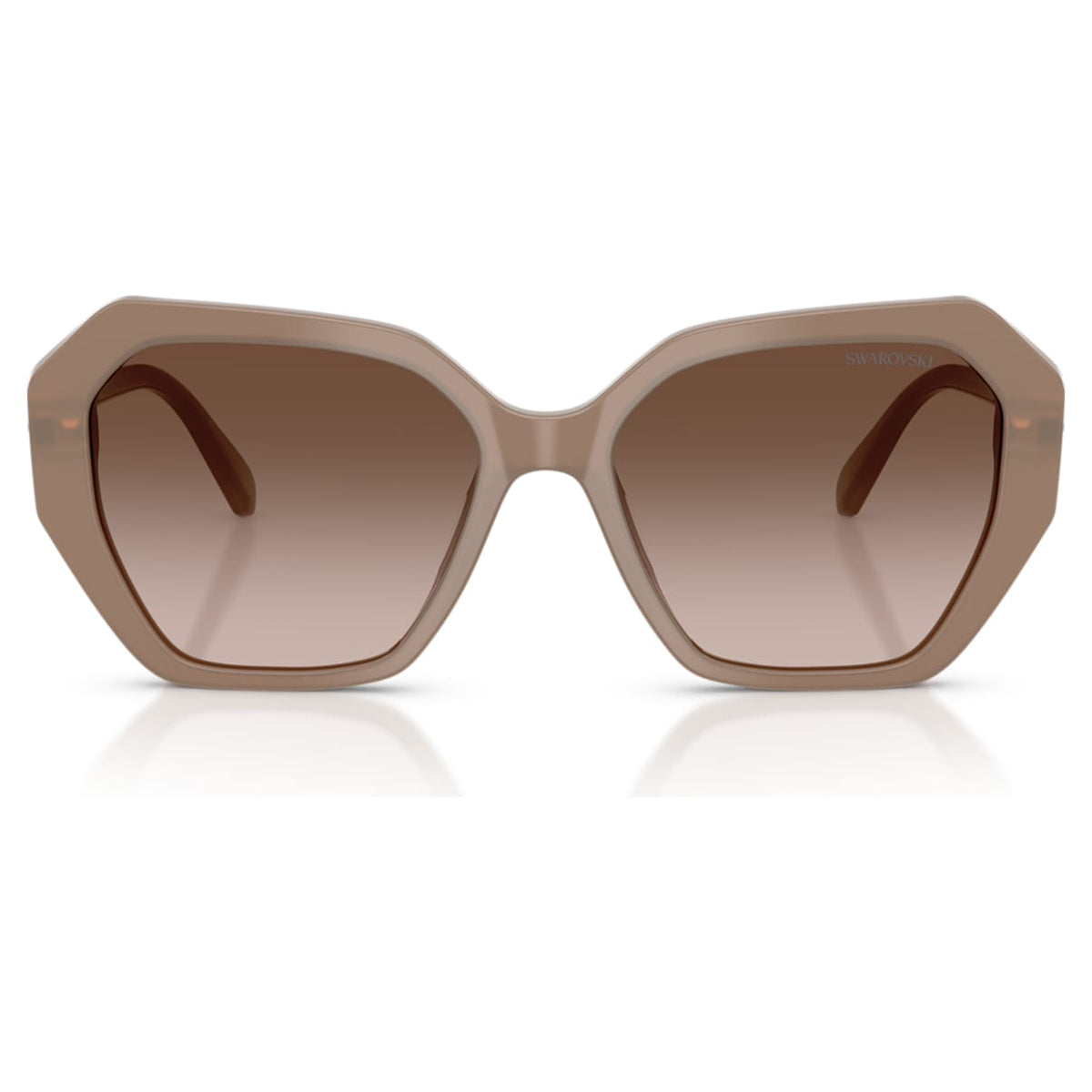 Gafas de sol de montura cuadrada color café