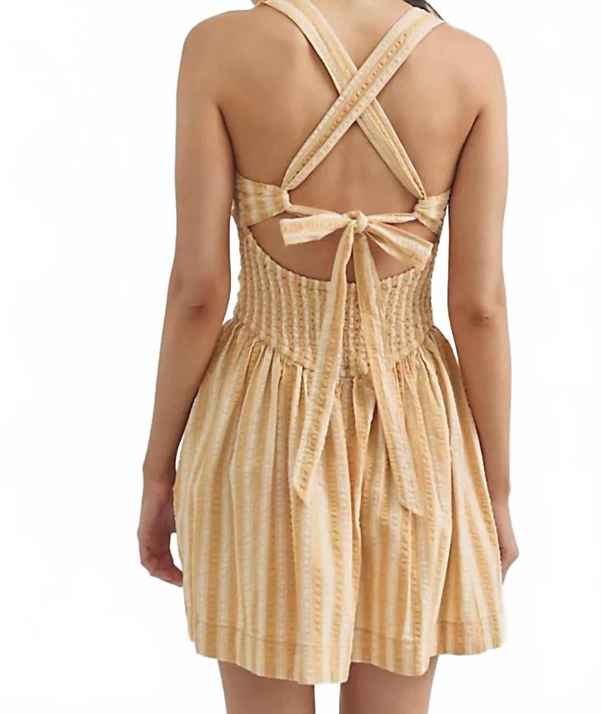 Vestido corto a cuadros