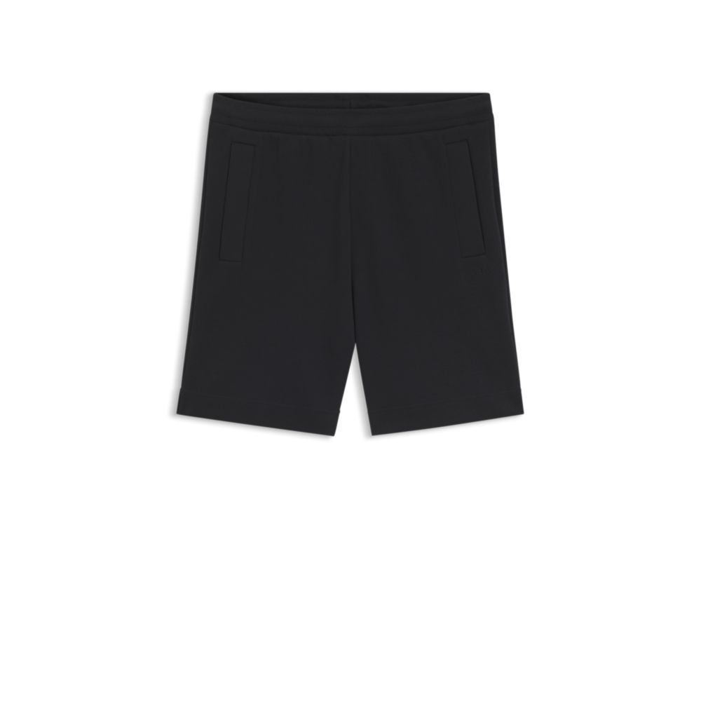 Short de mezcla de algodón con bordado