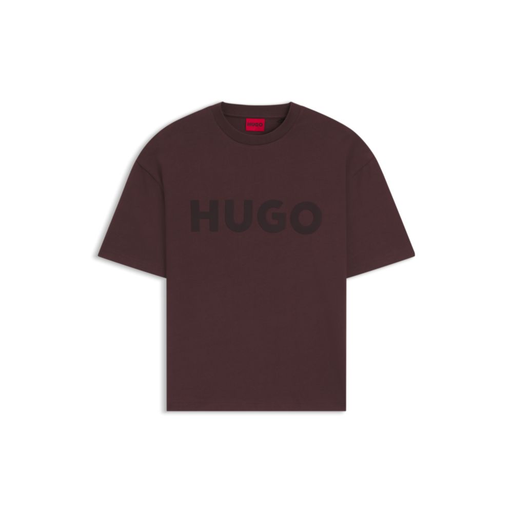 Camiseta de algodón de corte amplio