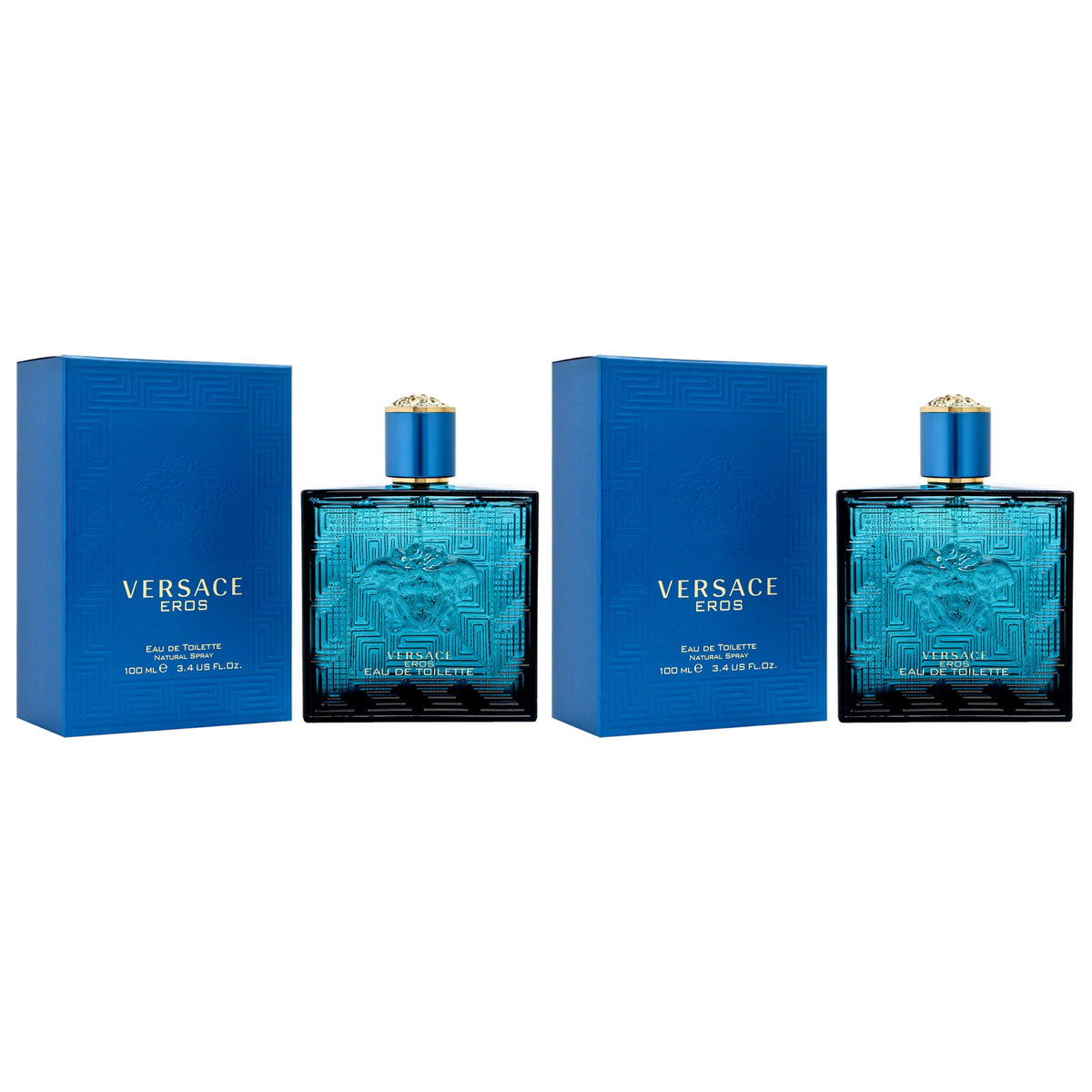Perfume de hombre (2 unidades) eau de toilette 3,4 oz