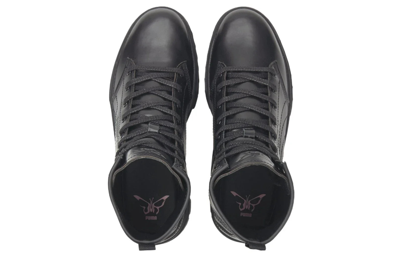 Botas de mujer de cuero color negro