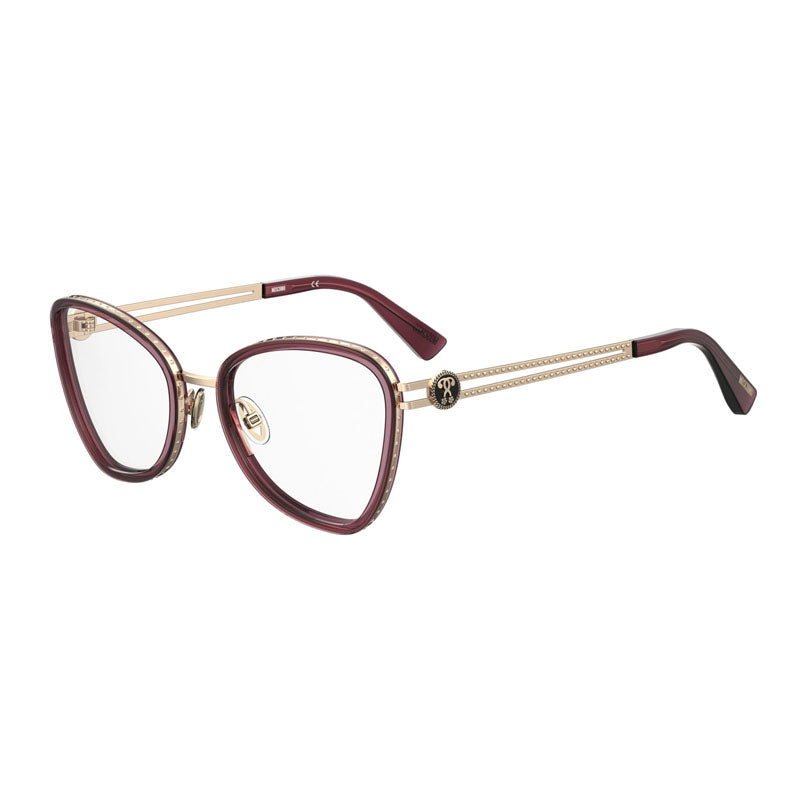 Gafas 52 mm color vinotinto