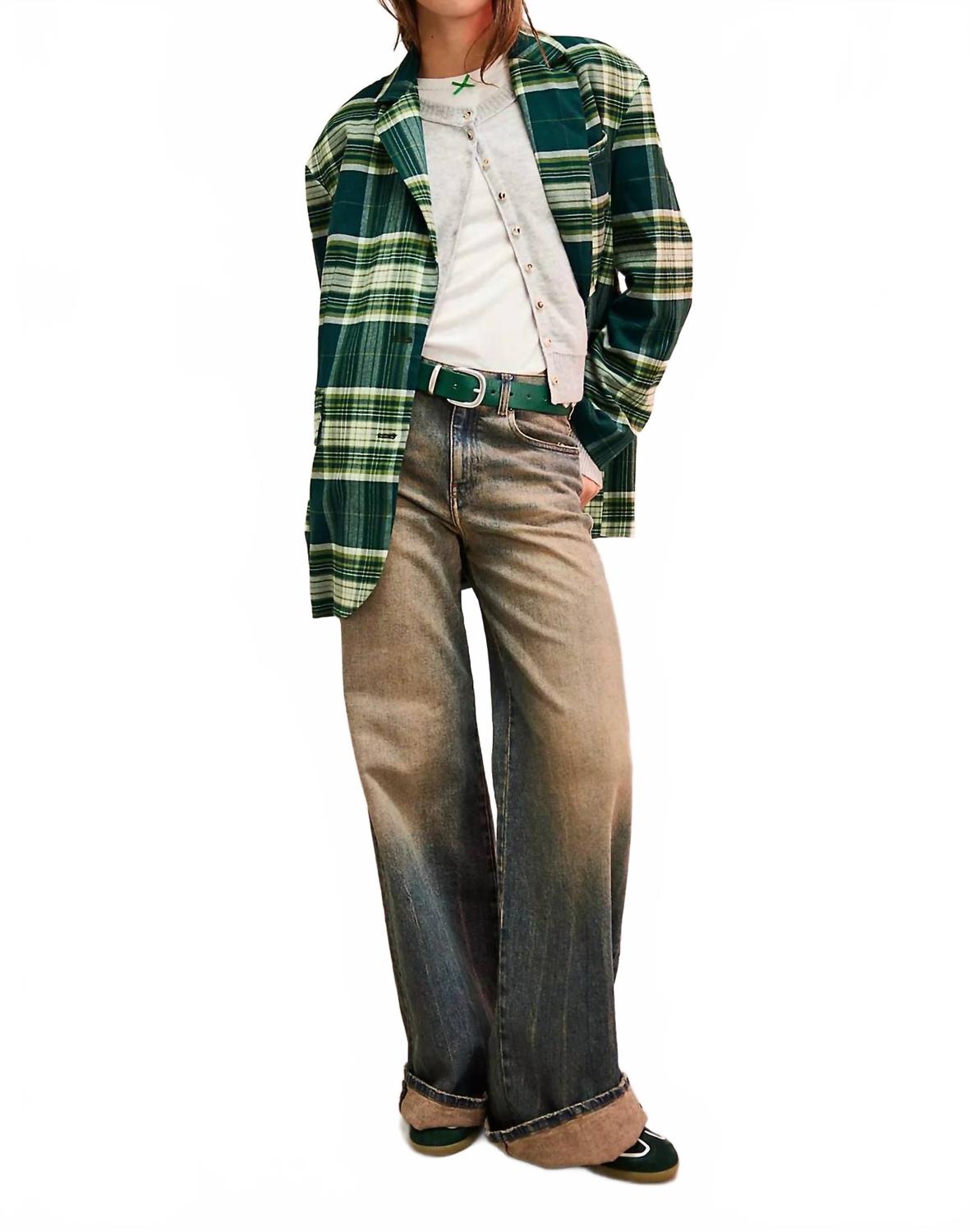 Blazer color verde