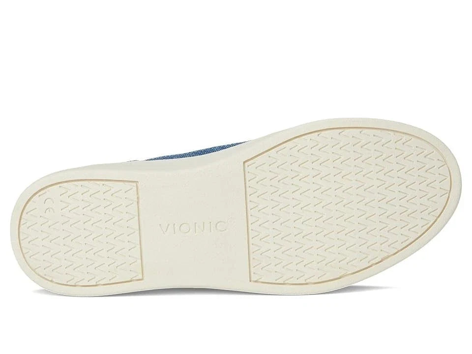 Tenis de mujer de mezclilla con cordones color azul claro