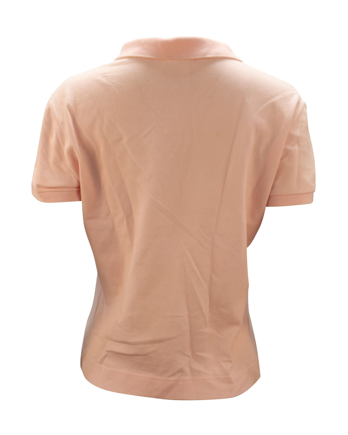 Polo de algodón de manga corta color rosado