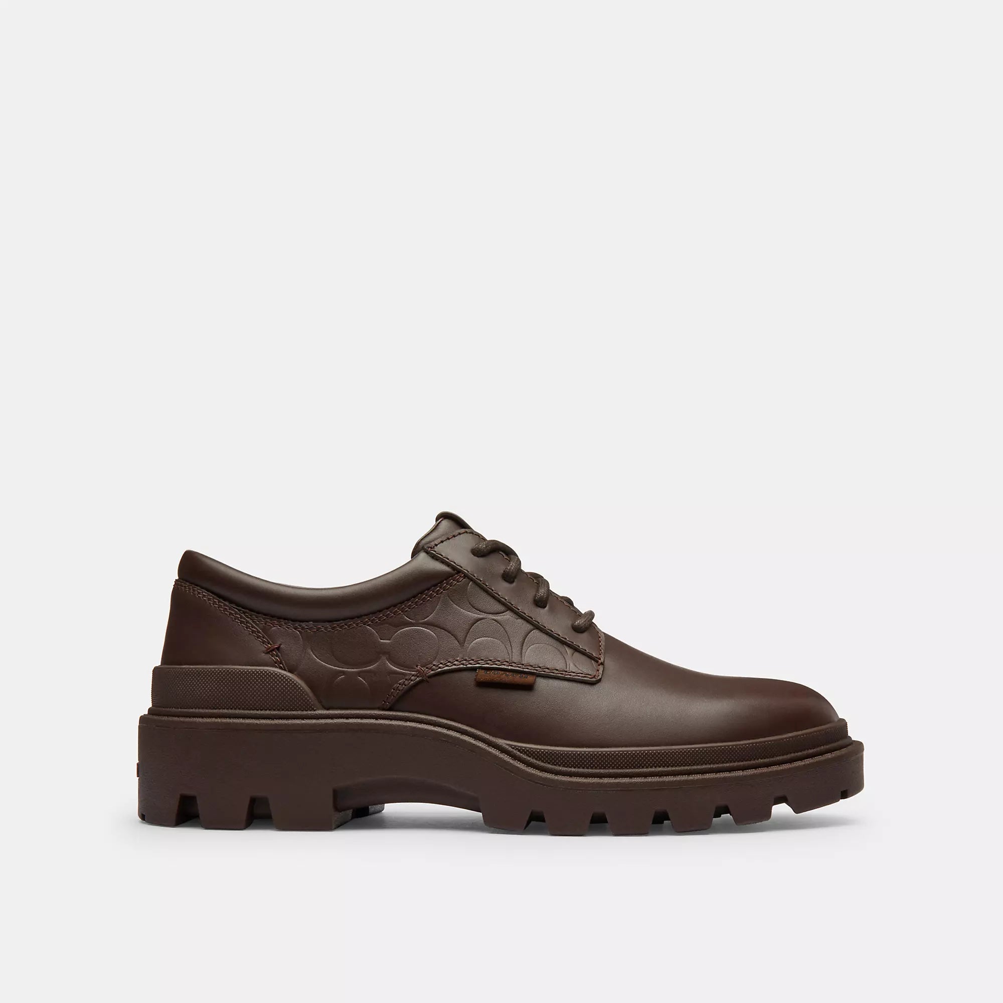 Zapatos de cordones de cuero
