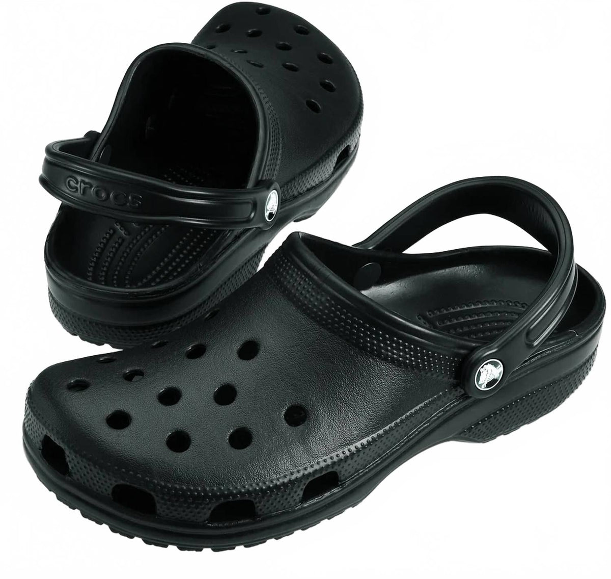 Zuecos unisex color negro