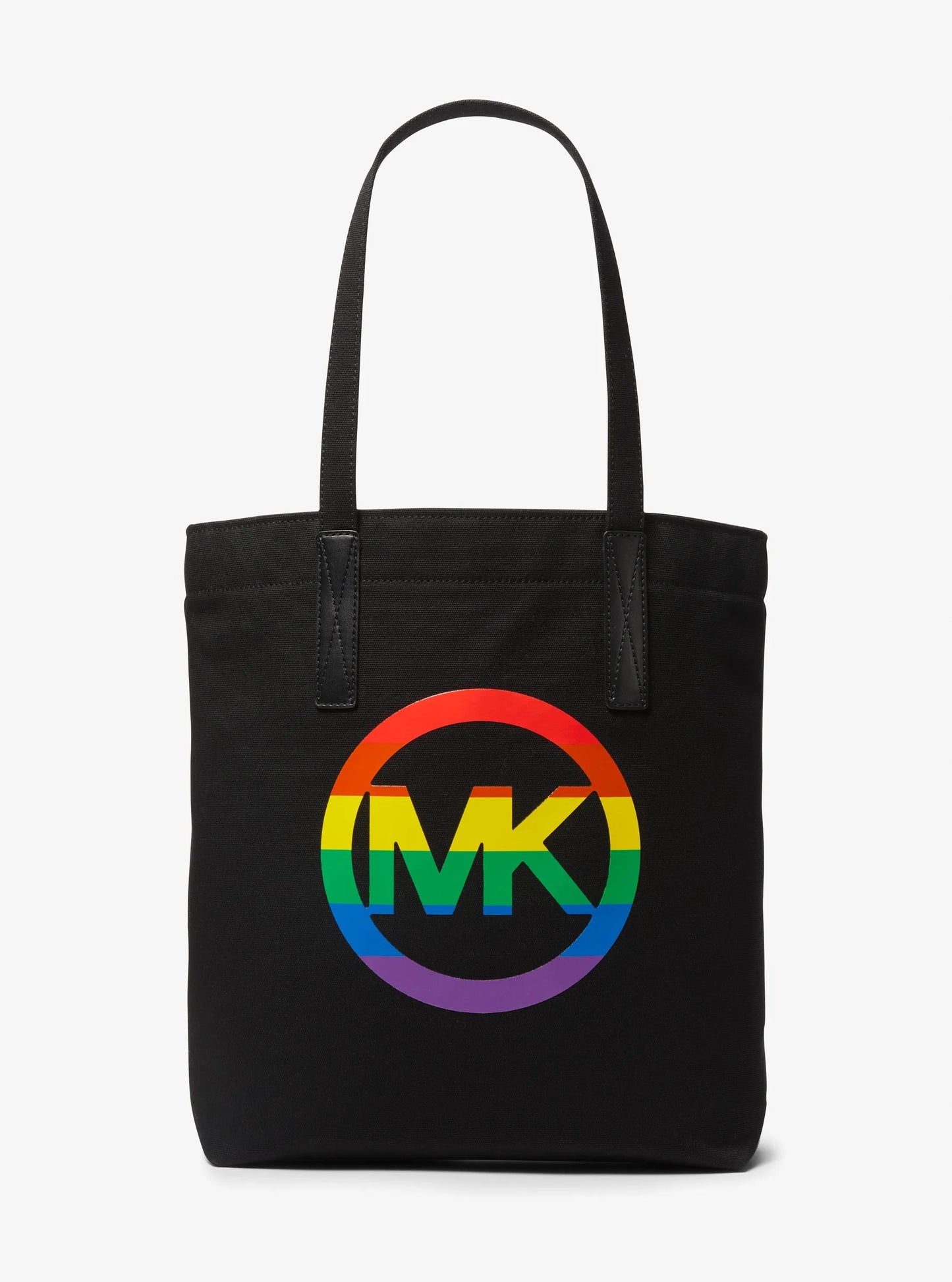 Bolso tote de algodón multicolor