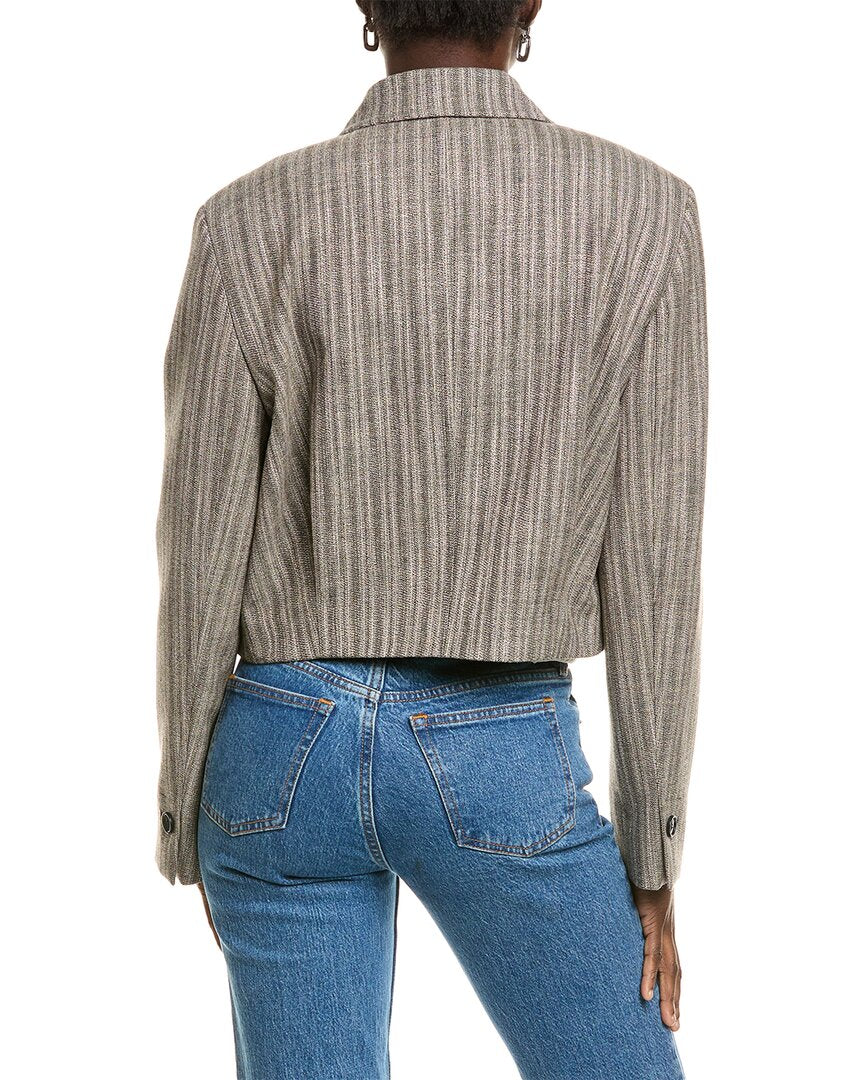 Chaqueta de mezcla de lana
