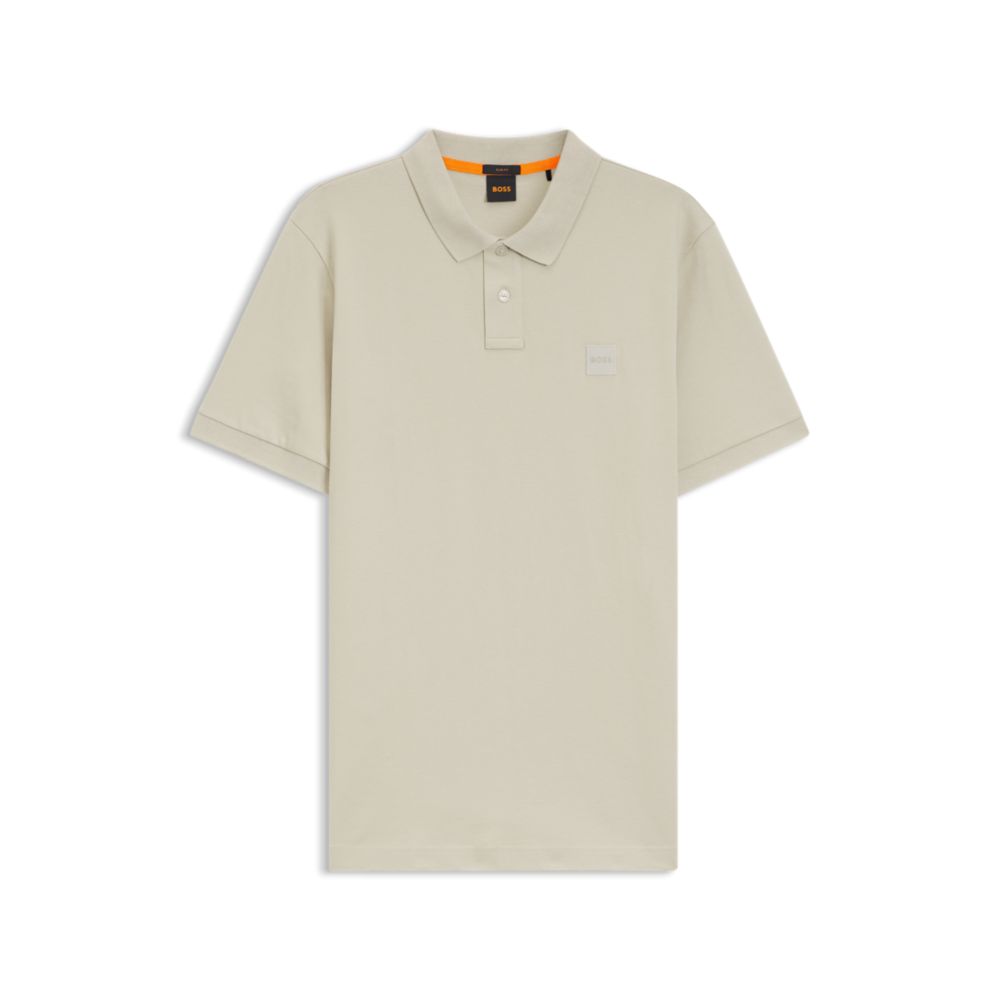 Polo de algodón de corte ajustado