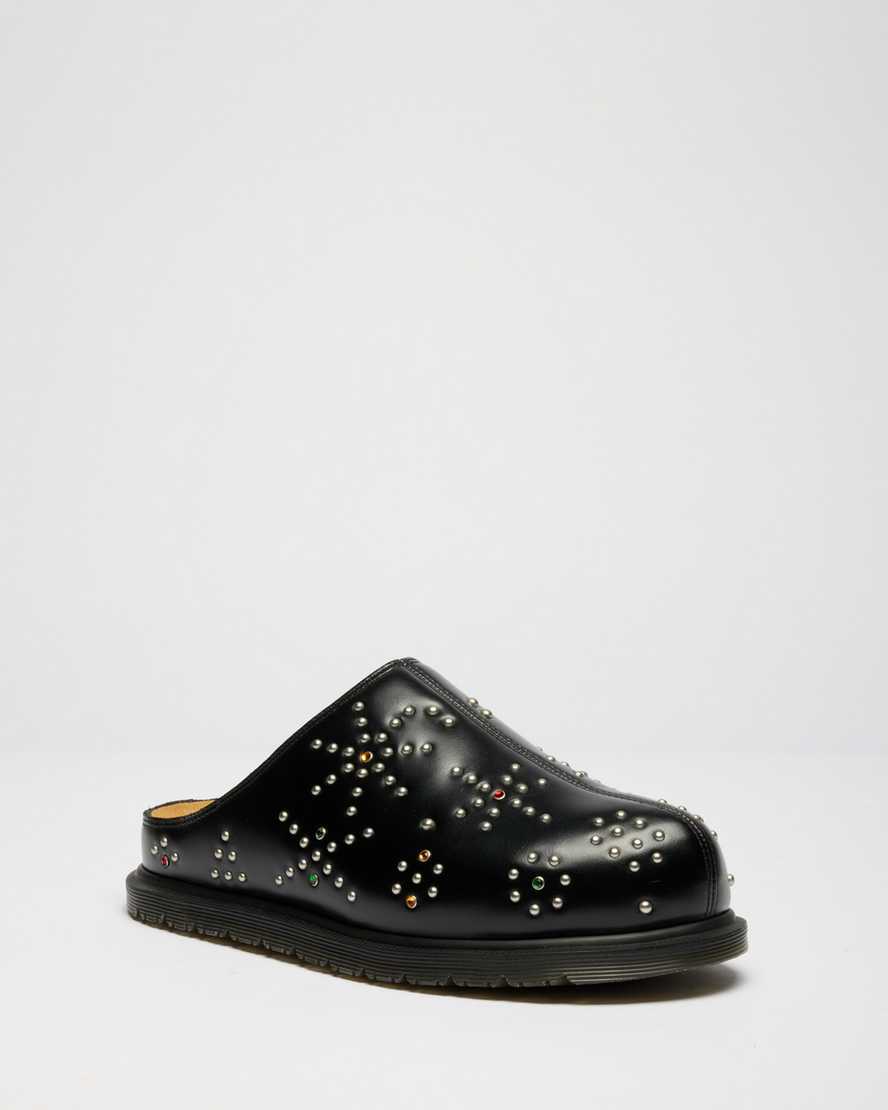 Zapatos destalonados de cuero
