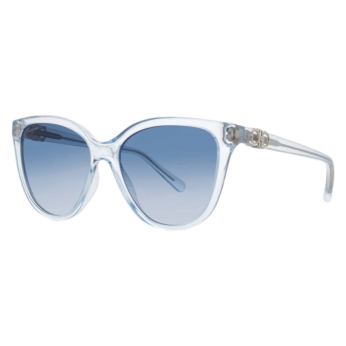 Gafas de sol de mujer de montura tipo gato color azul