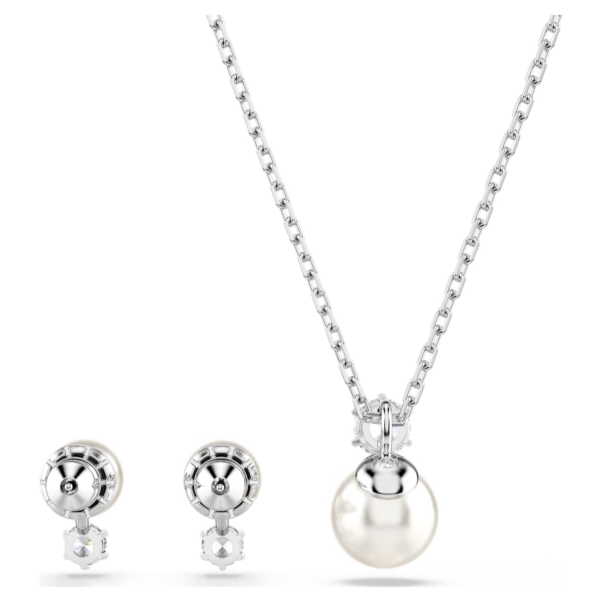 Set de joyería color blanco