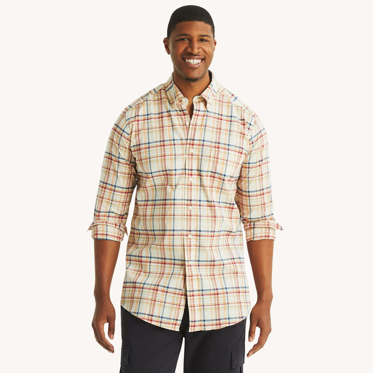 Camisa de hombre a cuadros